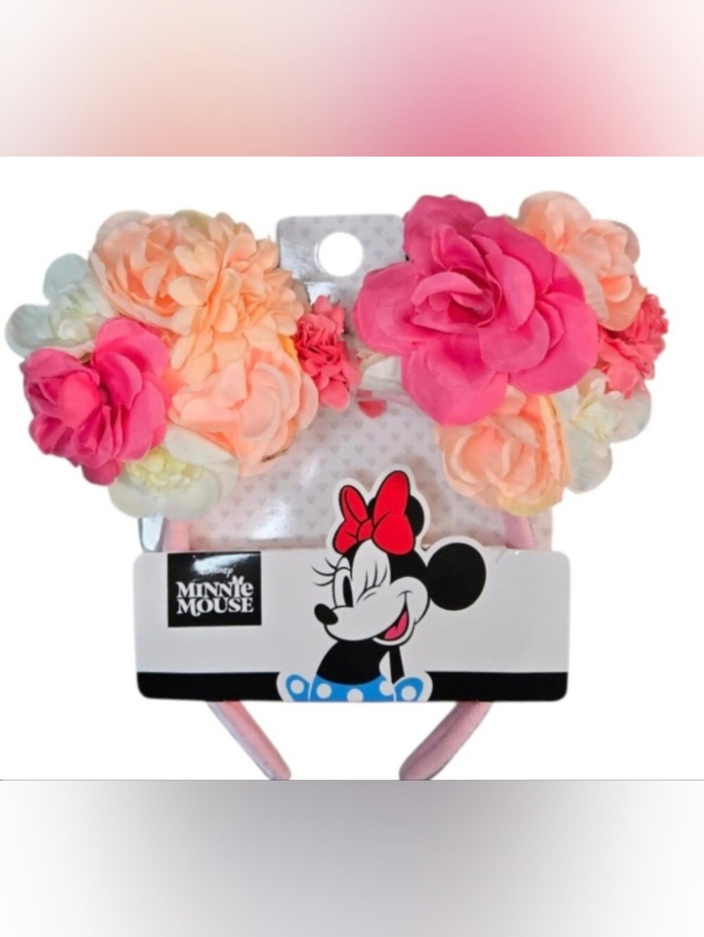 Disney Minnie Mouse Floral Crown Headband